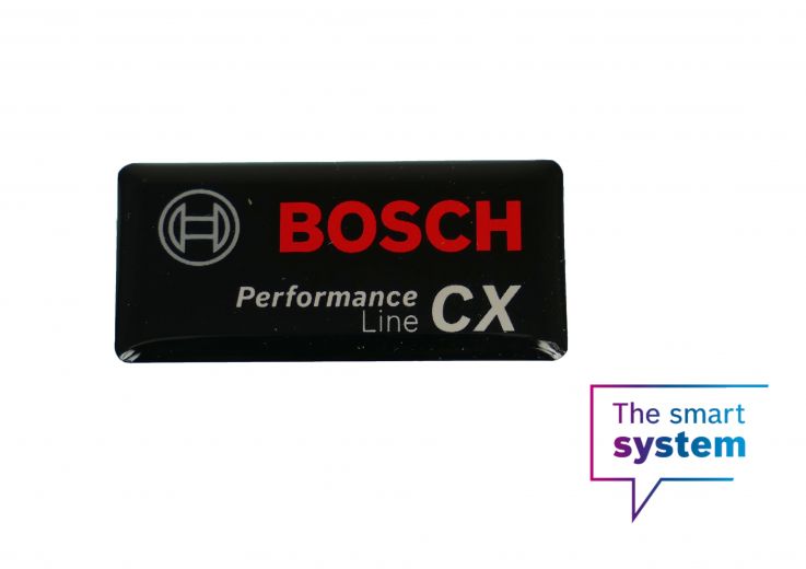 Pegatina Bosch Performance Line CX negra rectangular