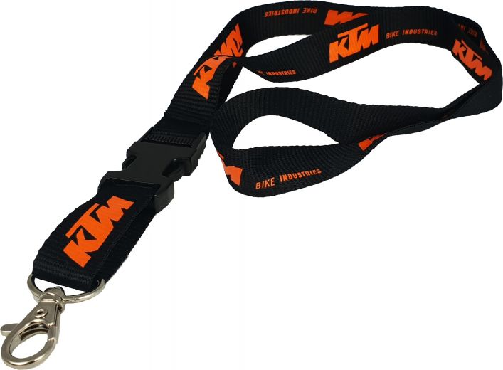 KTM Llavero con porta-llaves-negro/naranja 